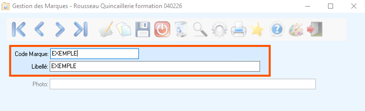 enregistrement marque