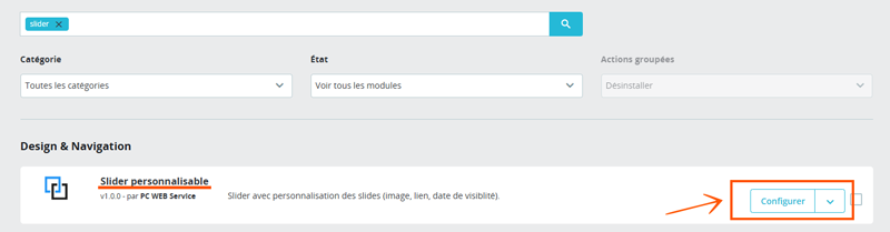 Module Slider