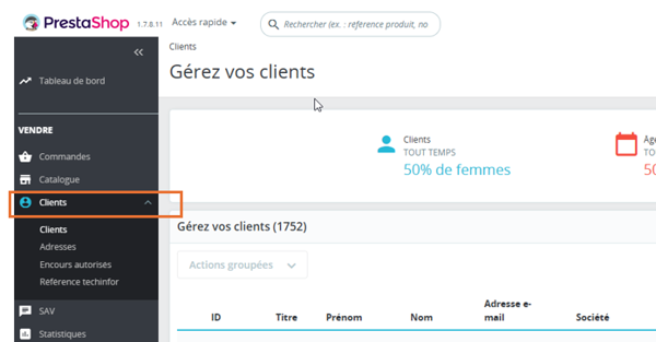 espace clients