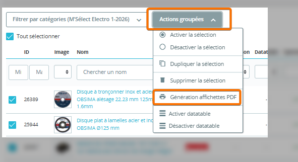 Génération affichettes 5